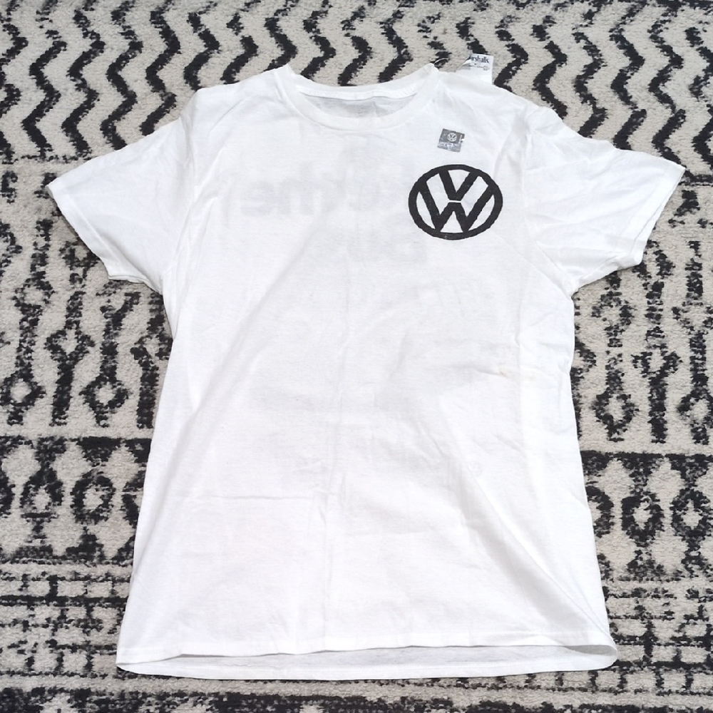 Kids White T-Shirt with Black Logo